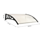 Polycarbonate Rain Canopy - Image 2