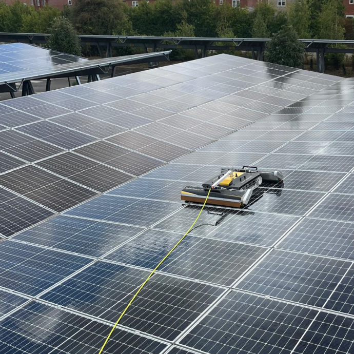 Solar Panel Cleaning case study